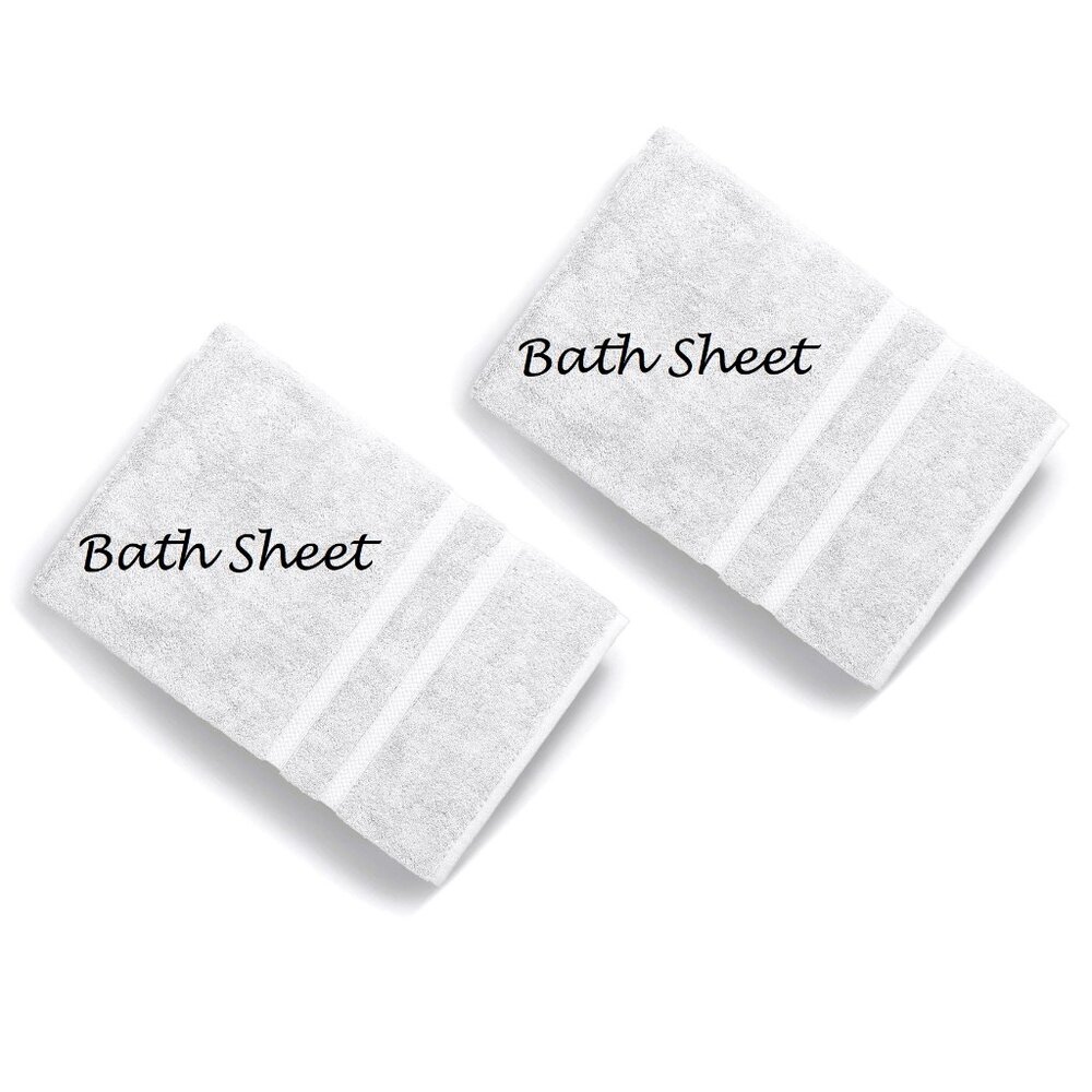 2 new WHITE Charter Club Elite 100% Hygro Cotton 33x64 inch BATH SHEETS